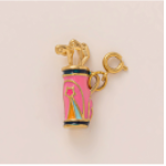 Pink Golf Club Caddy charm