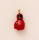 Red Boxer Glove charm