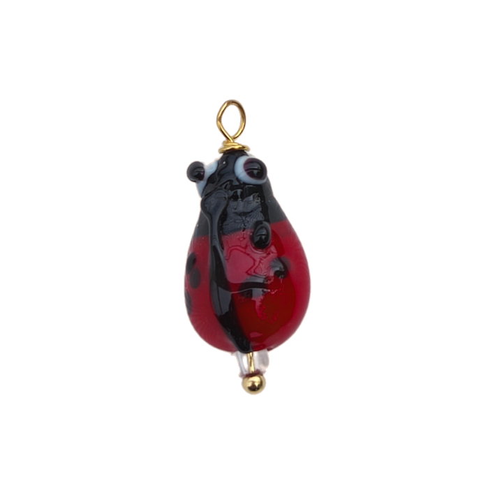 Red lady bug charm