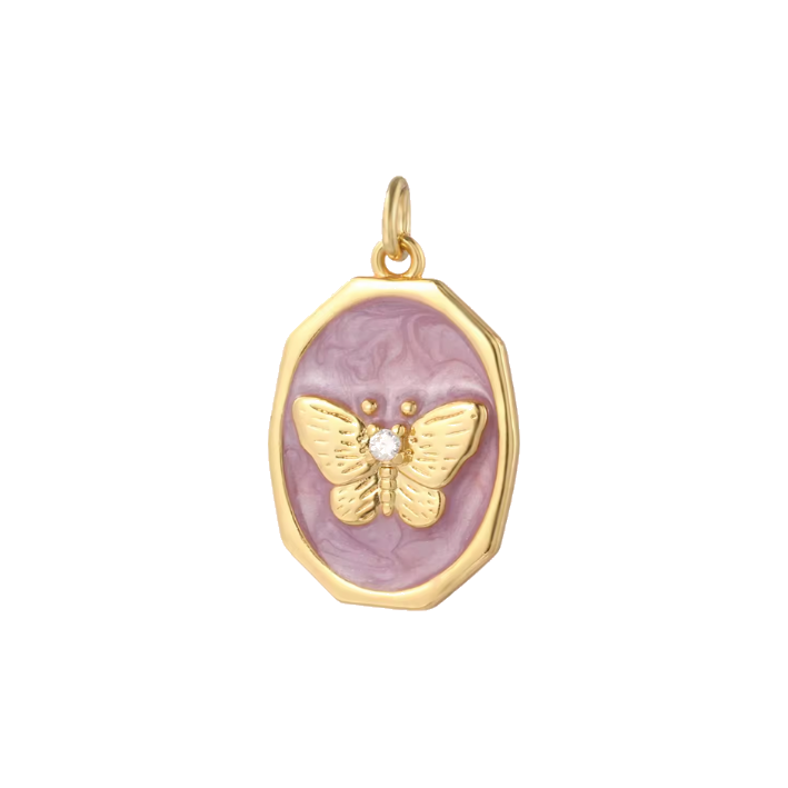 Butterfly pea charm