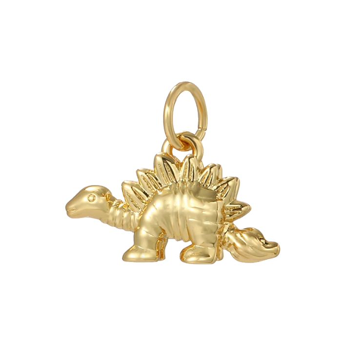 Gold Dinosour charm
