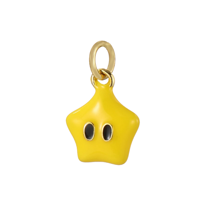 yellow starfish charm
