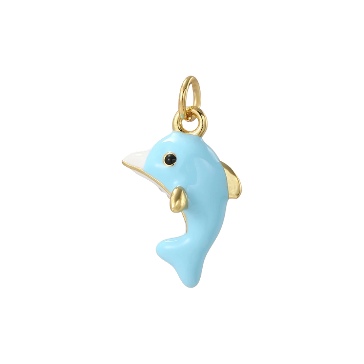 blue dolphine charm