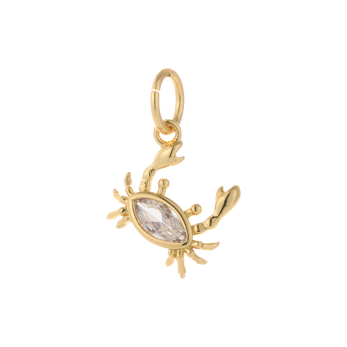 Diamond crab charm