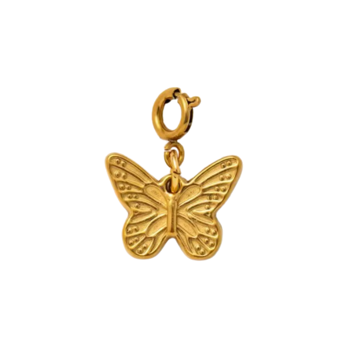 gold butterfly charm