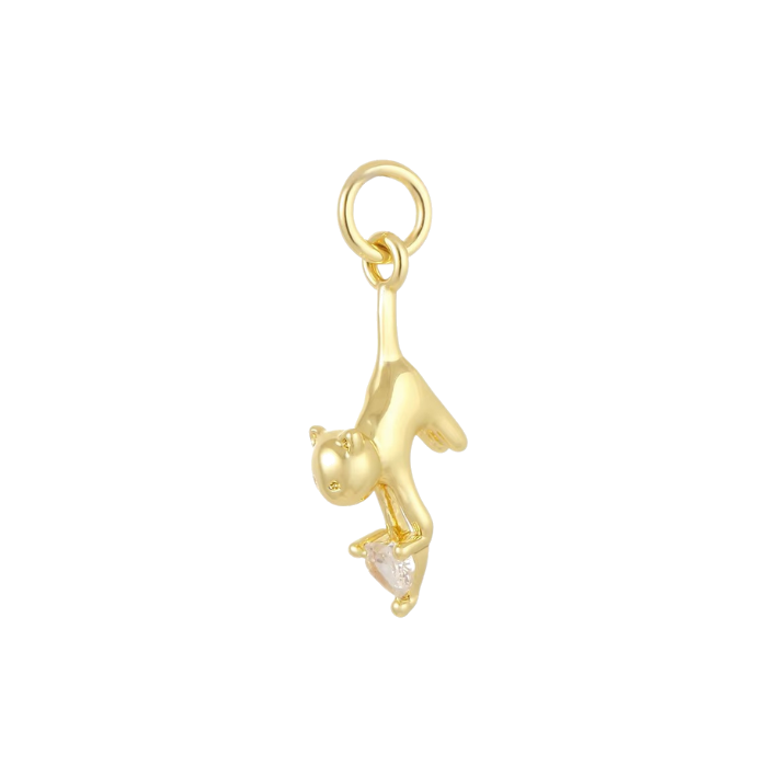 diamond cat charm
