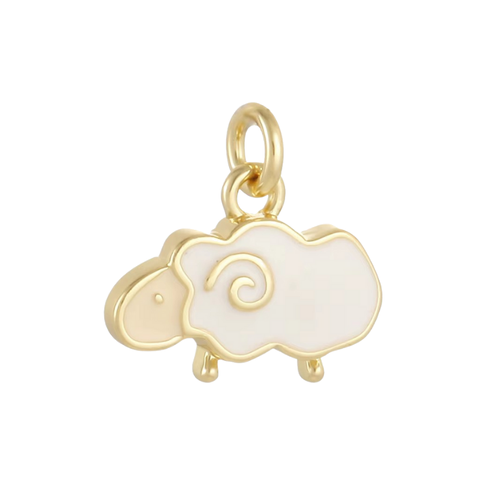 white sheep charm