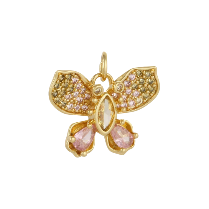 glam butterfly charm