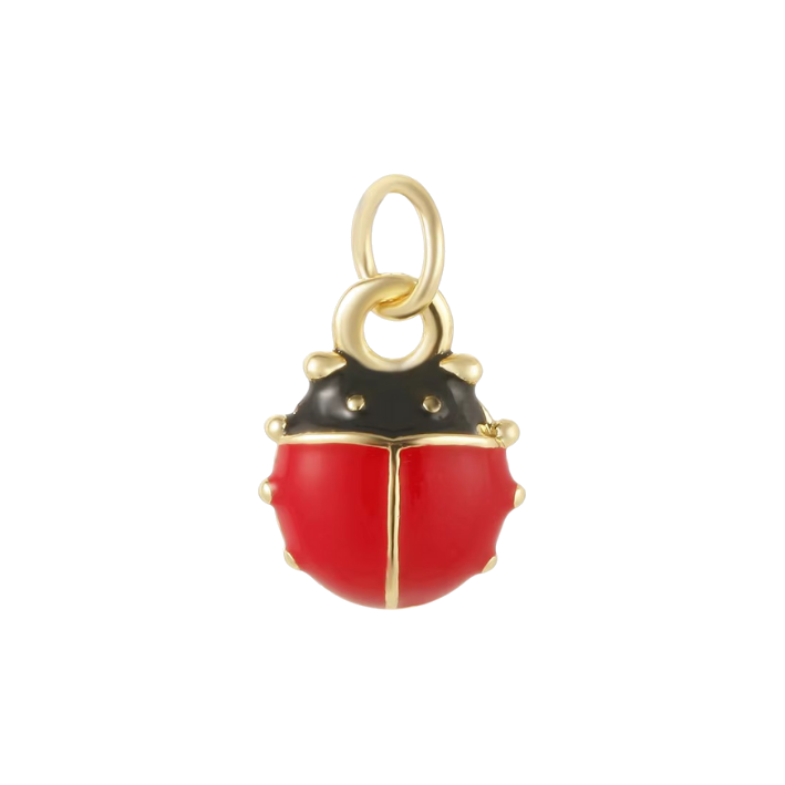 tiny ladybug charm