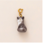 Grey Cat charm