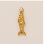 Golden Fish Tale charm