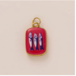 Red Sardine Trio charm