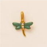 Green Dragonfly charm