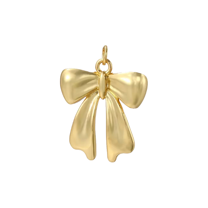 Festive bow charm