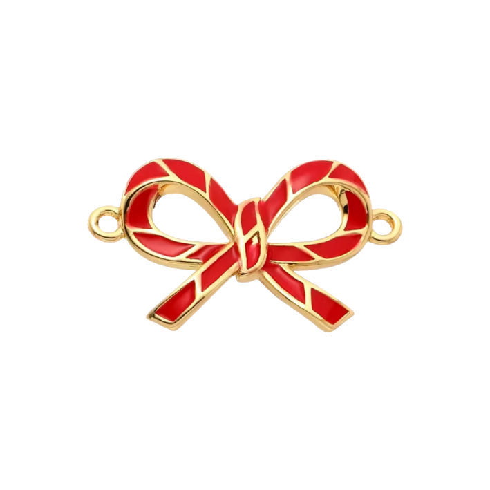 Red bow charm