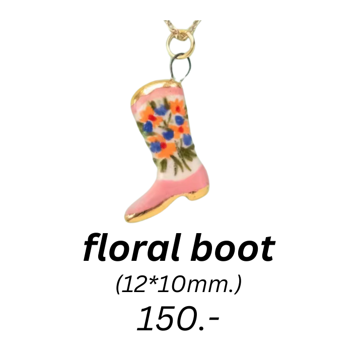 glass cowboy boot - random pick charm