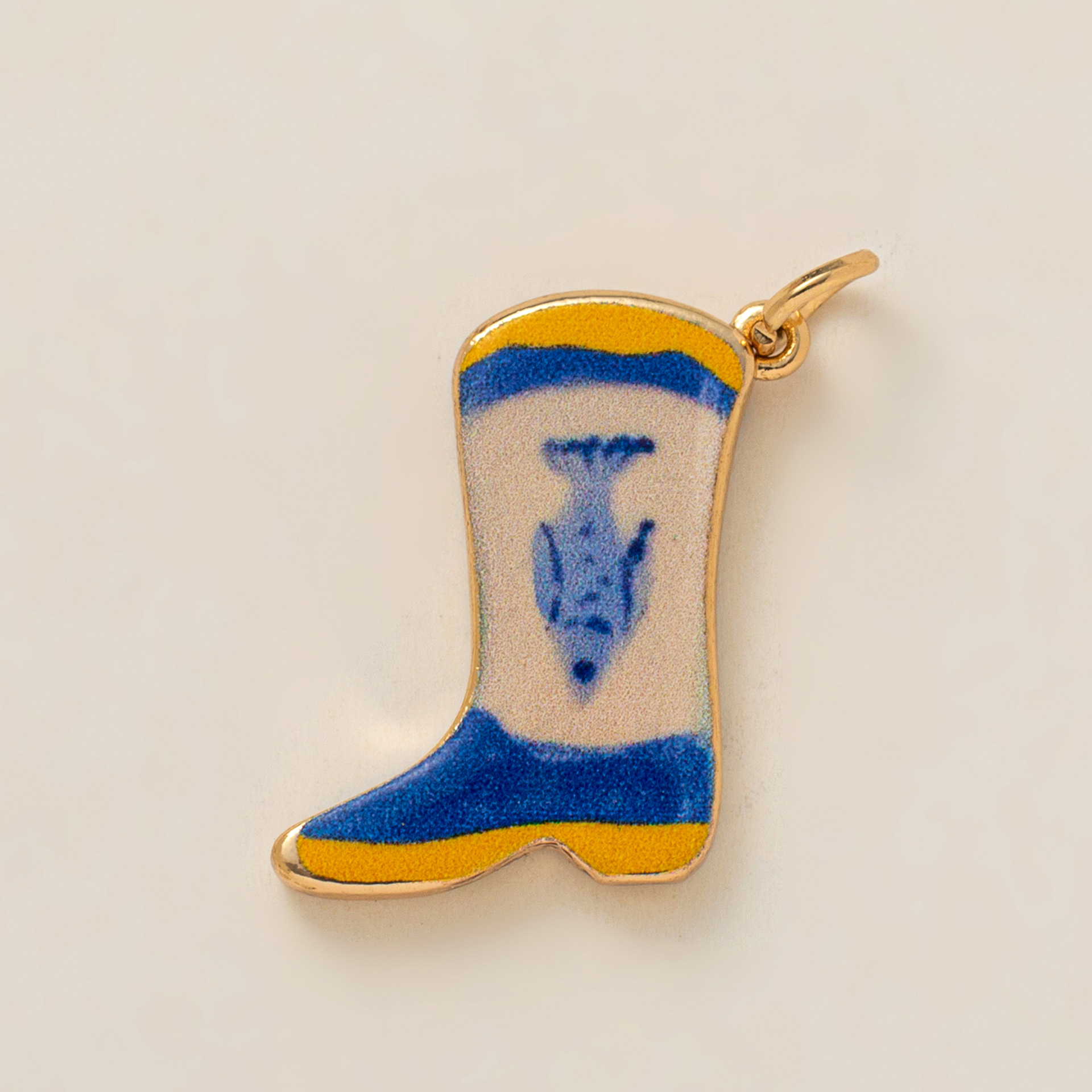 Cowboy Boot Fish charm