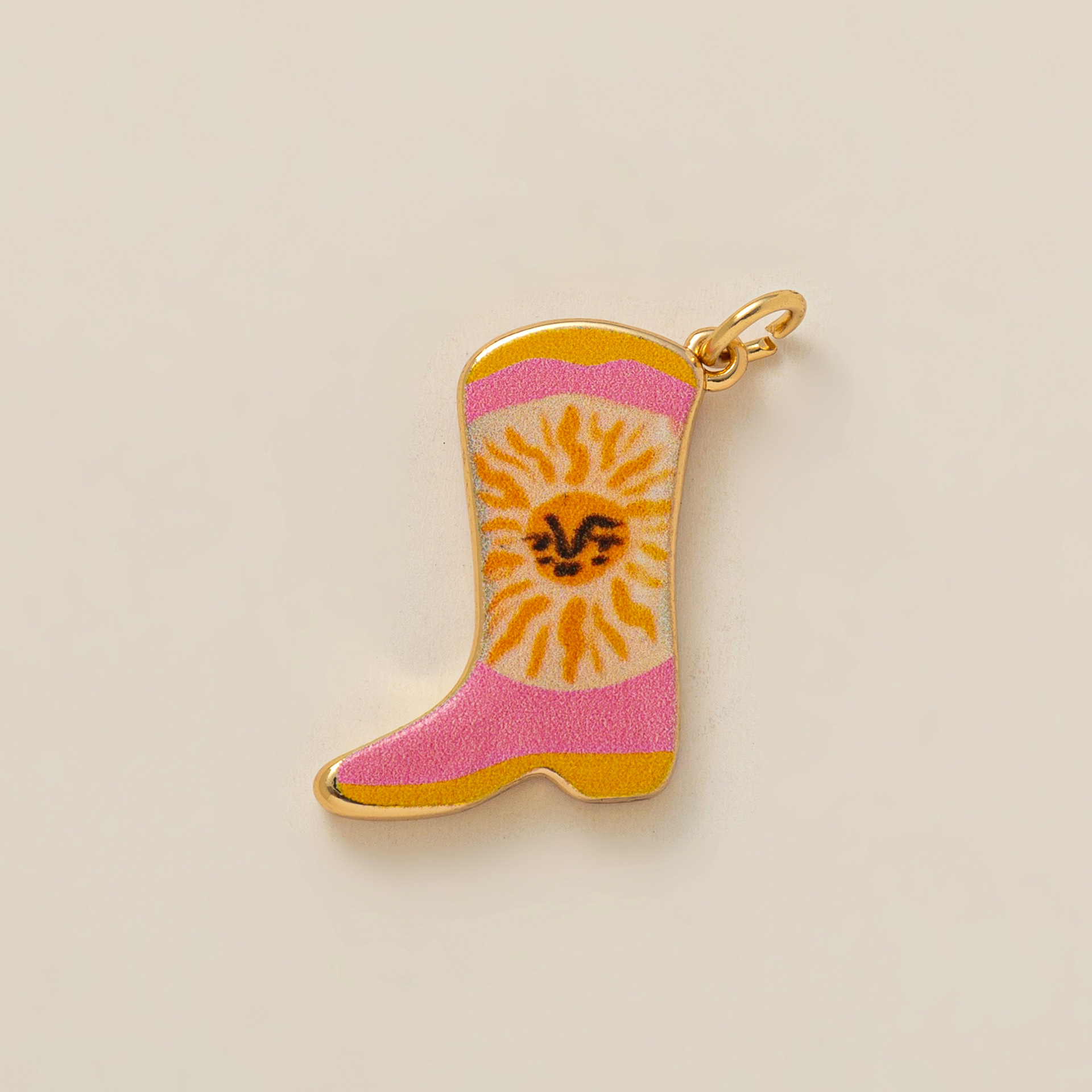 Sunny Cowgirl Boot charm