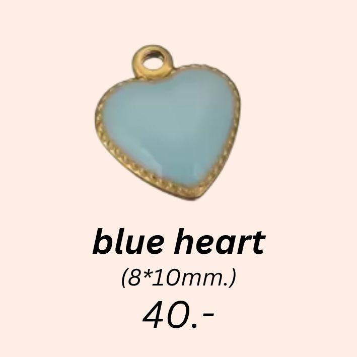 Blue heart charm