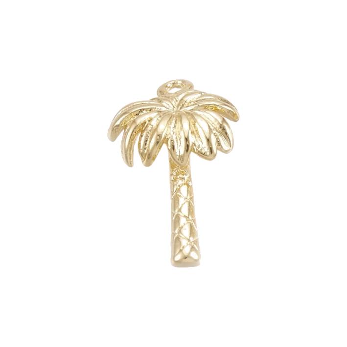 Coconut tree charm