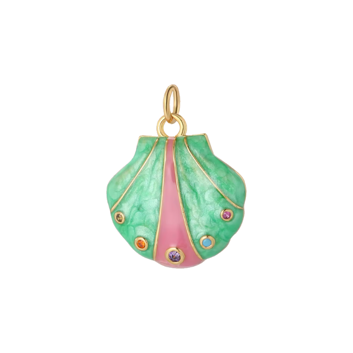 Mermaid seashell charm