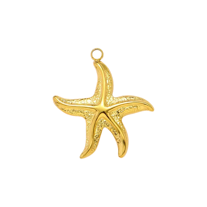 gold starfish charm