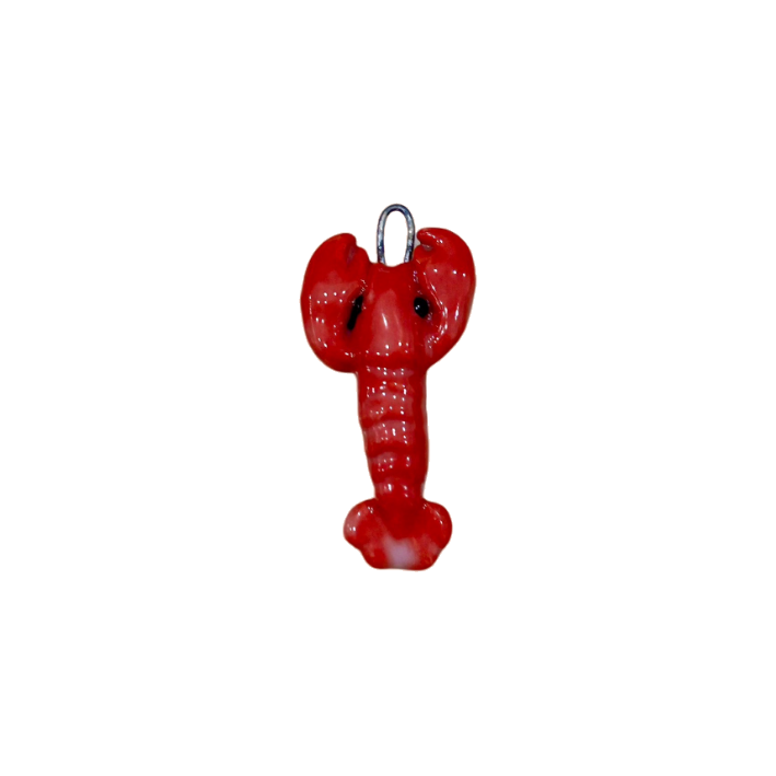 daddy lobster ceramic charm