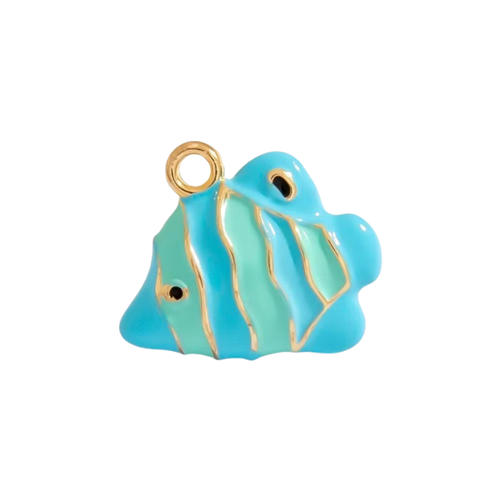 blue fish charm