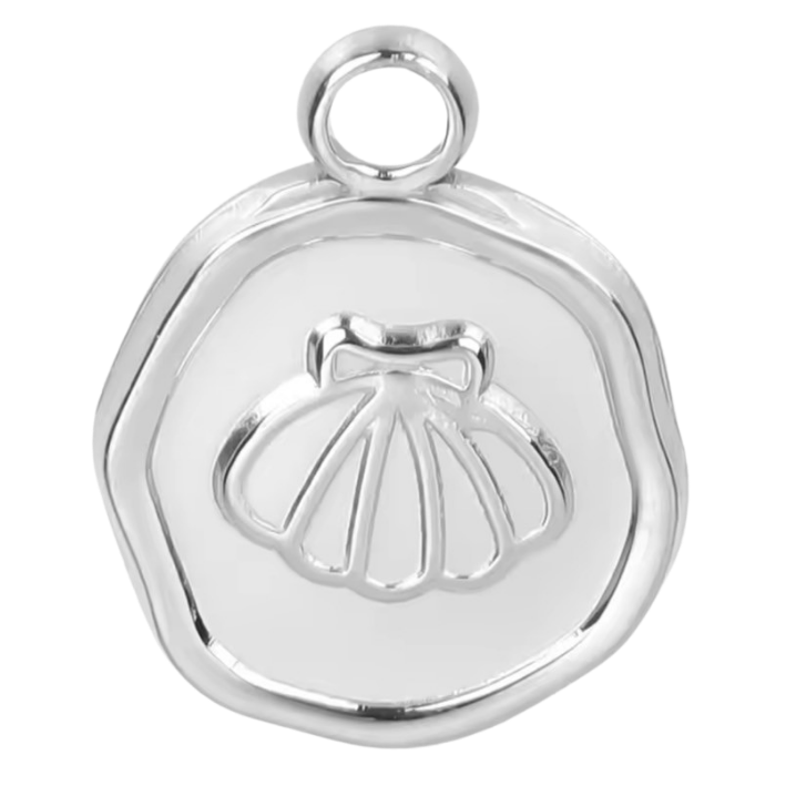 Pink whale tail charm