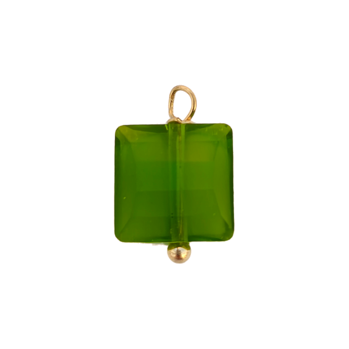 Green square charm