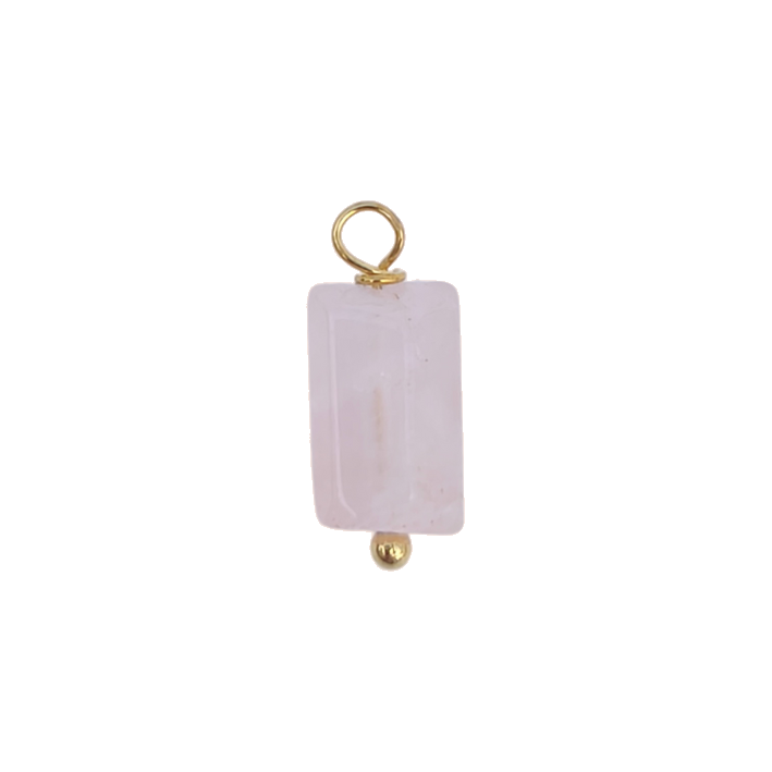 Rose quartz charm