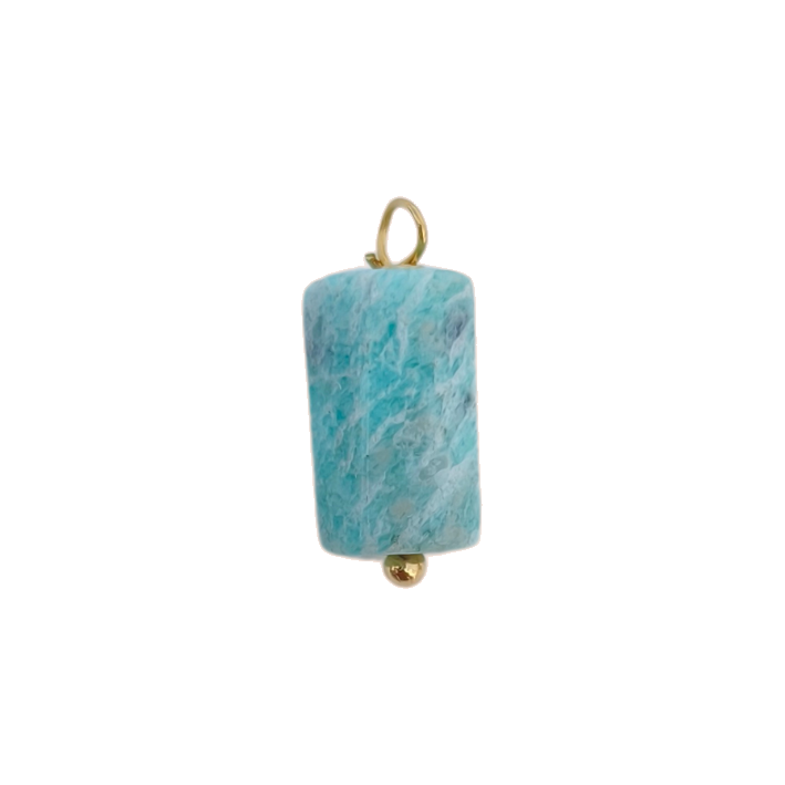 Amazonite charm