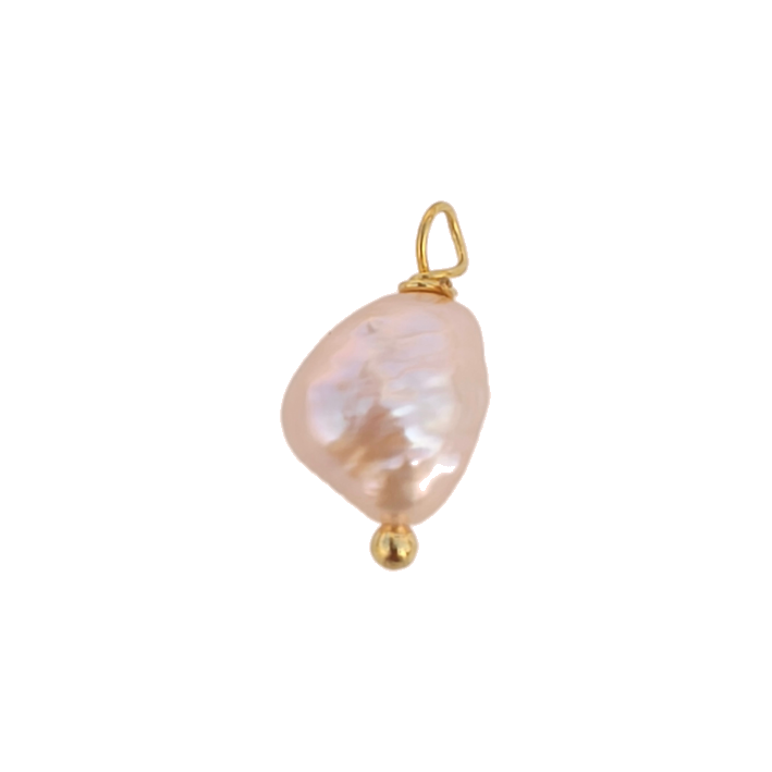 Pink pearl charm