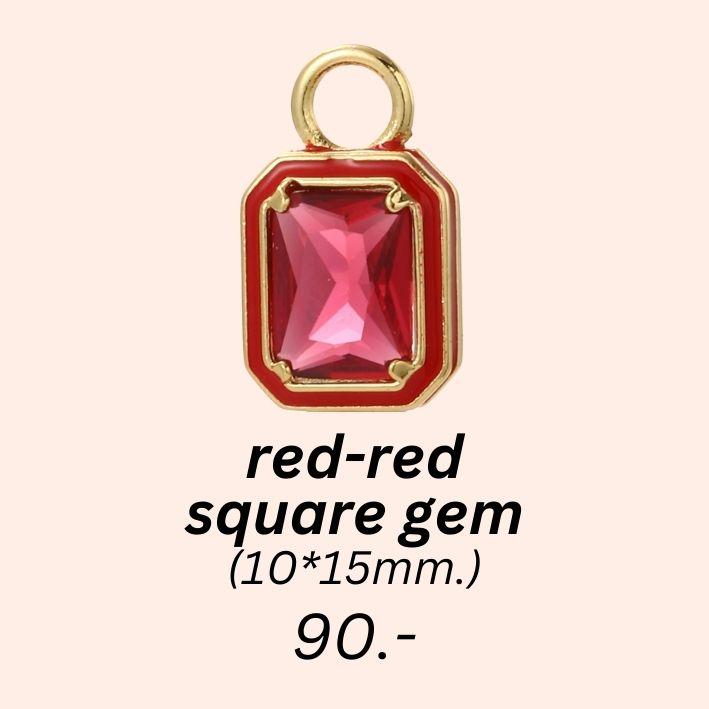 Yellow crystal charm