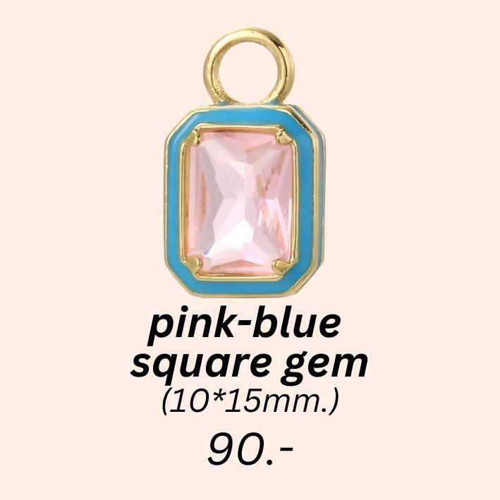 Pink crystal charm