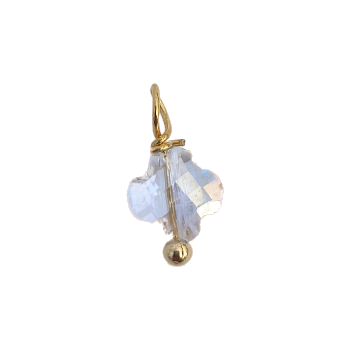 White alhambra charm