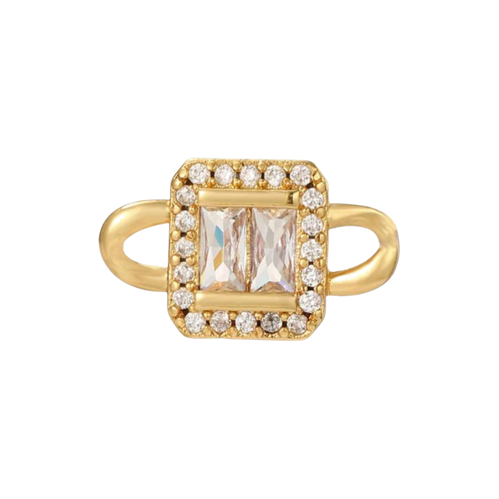 diamond square link charm