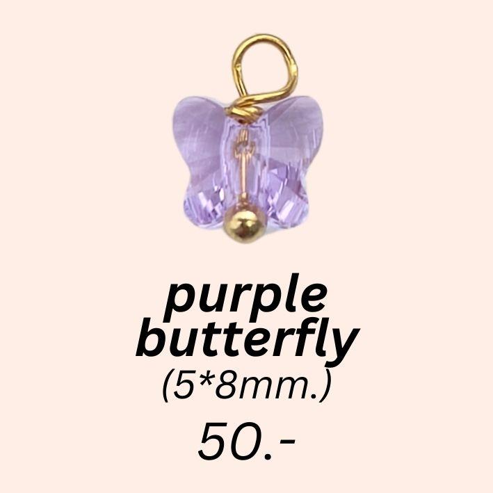 square rose quartz gem charm