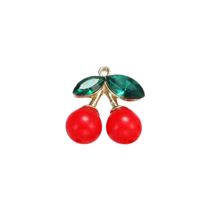 cherry with emerald charm