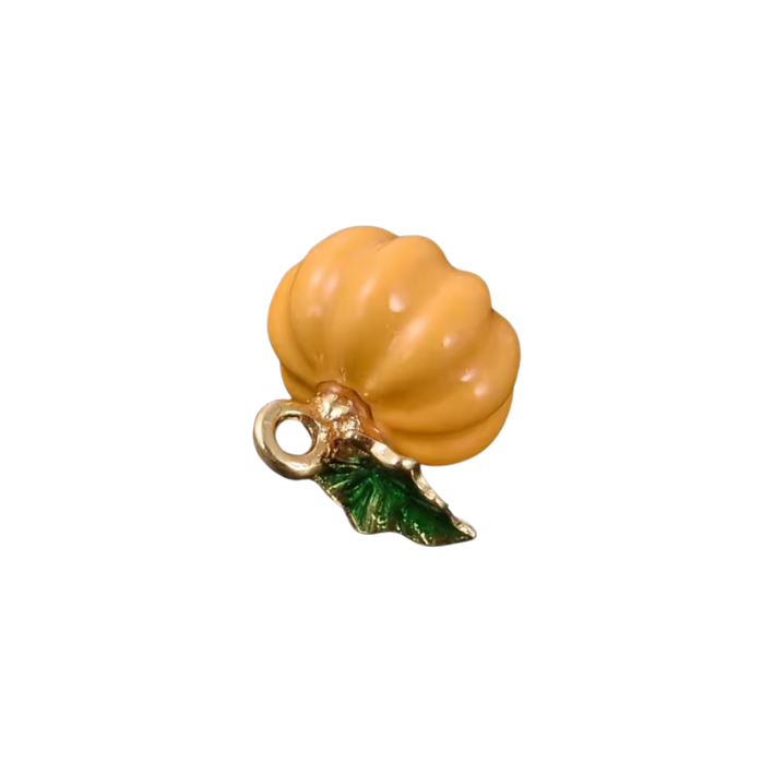 yellow pumpkin charm