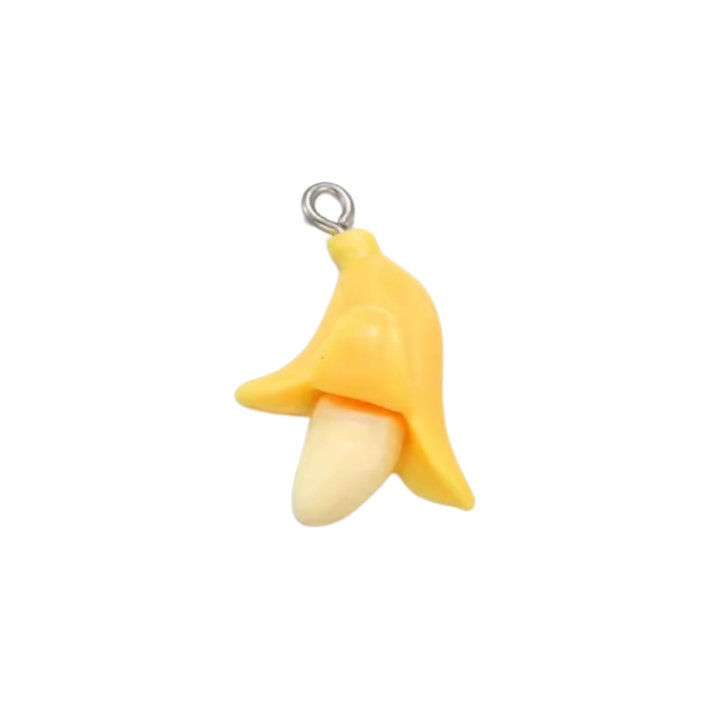 peeled banana charm