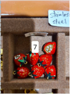 Strawberry with diamond charm