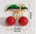 Red Cherry 3D charm