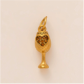 Heart Wine Glass Stl. charm