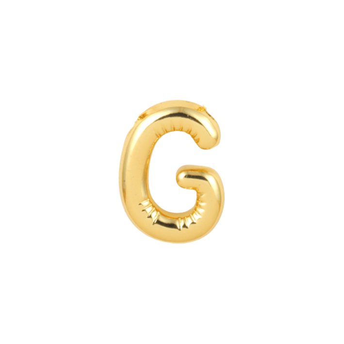 Balloon letter G charm