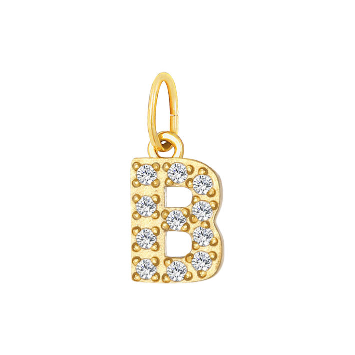glam letter B charm