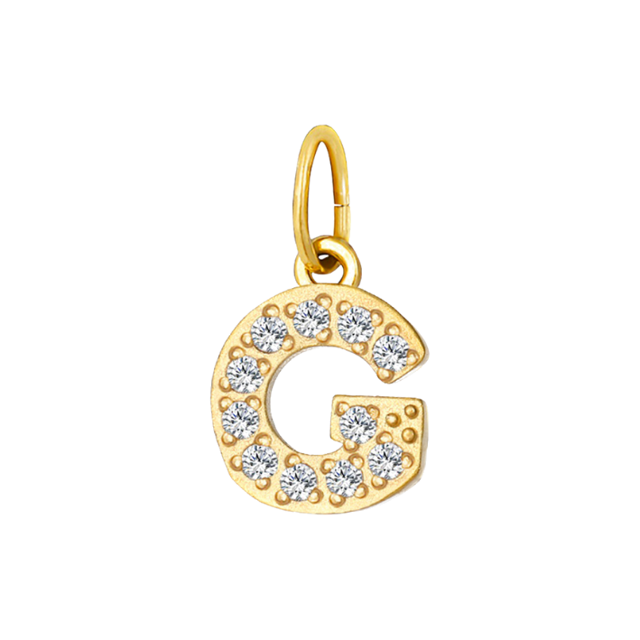glam letter G charm
