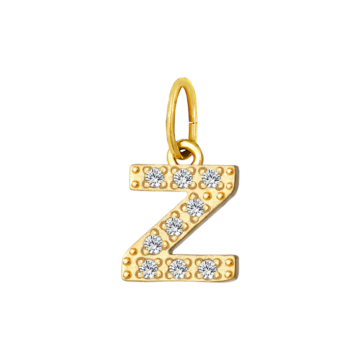 glam letter Z charm