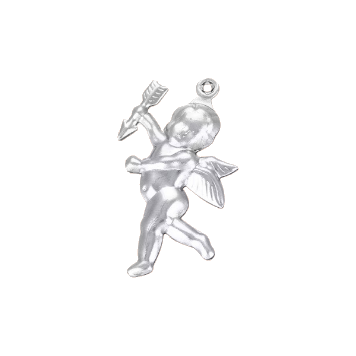 silver cupid charm