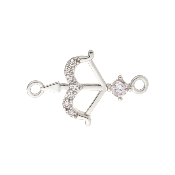 diamond 
arrow link charm